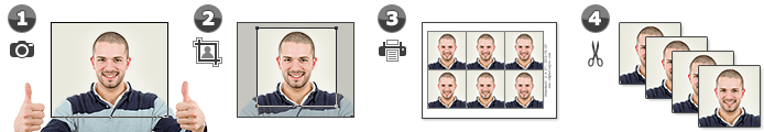 Make Passport Photo - صناعة صور جواز السفر